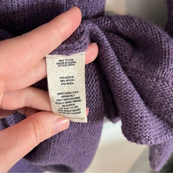 SOFT SURROUNDINGS Sydney Knit Wool Blend Sweater - Picture 7 of 8